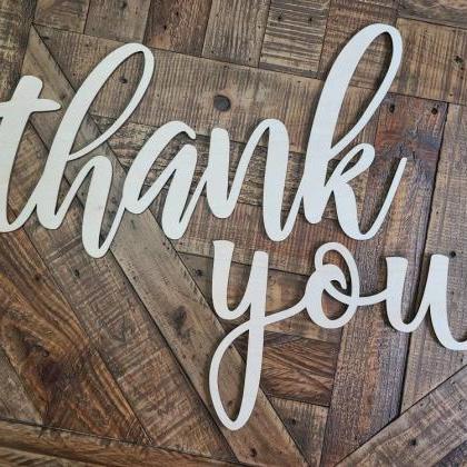 Thank You Sign, Wedding Thank You Sign For Thank..